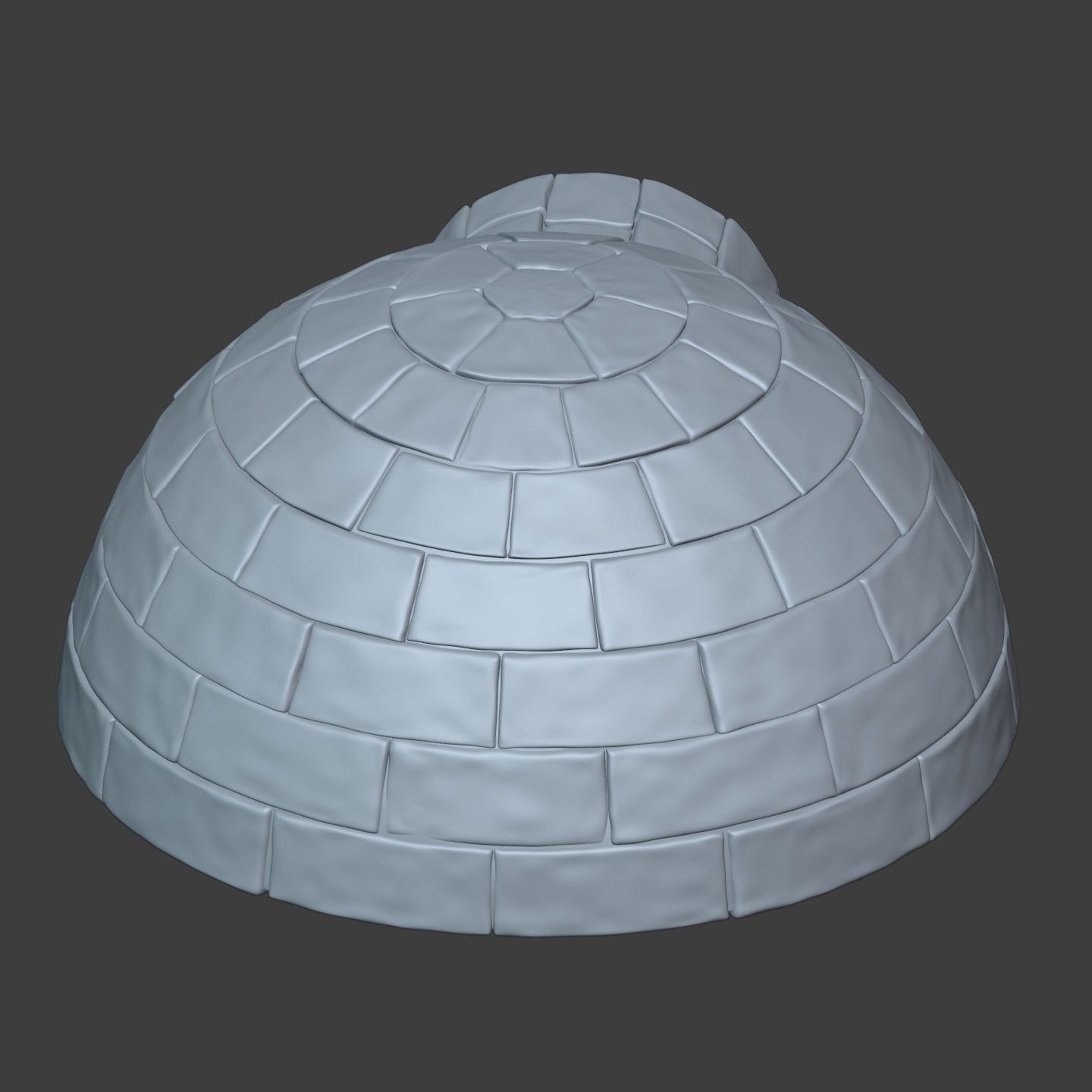 Igloo 3D model_11