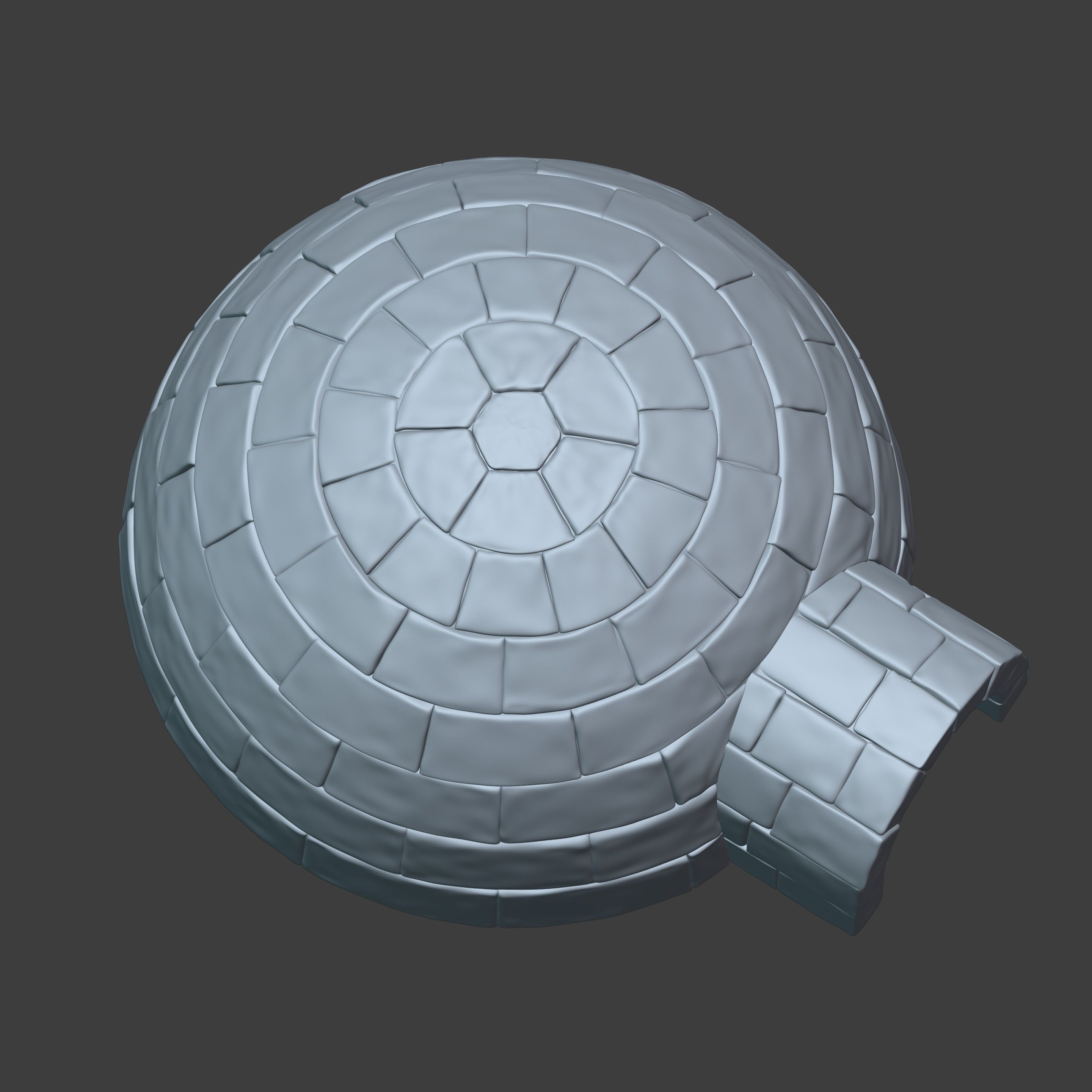 Igloo 3D model_12