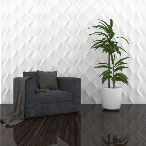 3d wall Panel 3D model_2