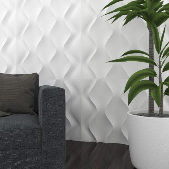 3d wall Panel 3D model_3