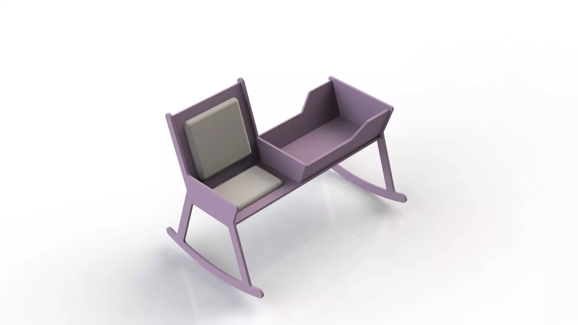 besik rocking chair Free 3D model