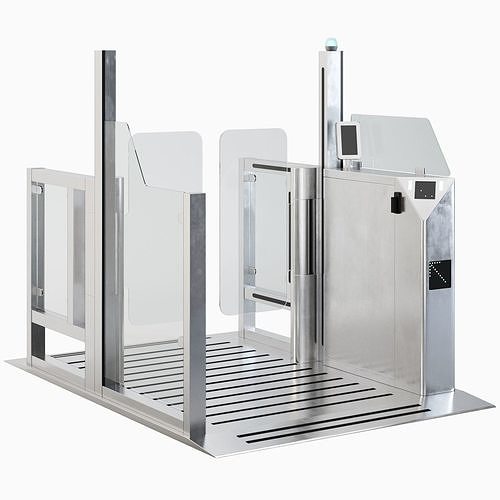 Security Gates 3D model