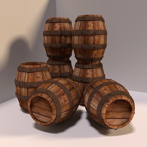 Barrel 3D model