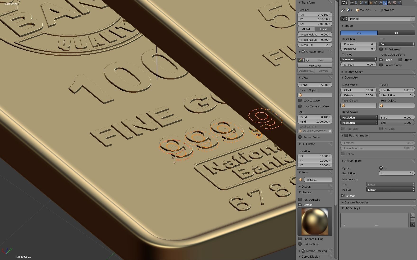 Gold Bars 3D model_14