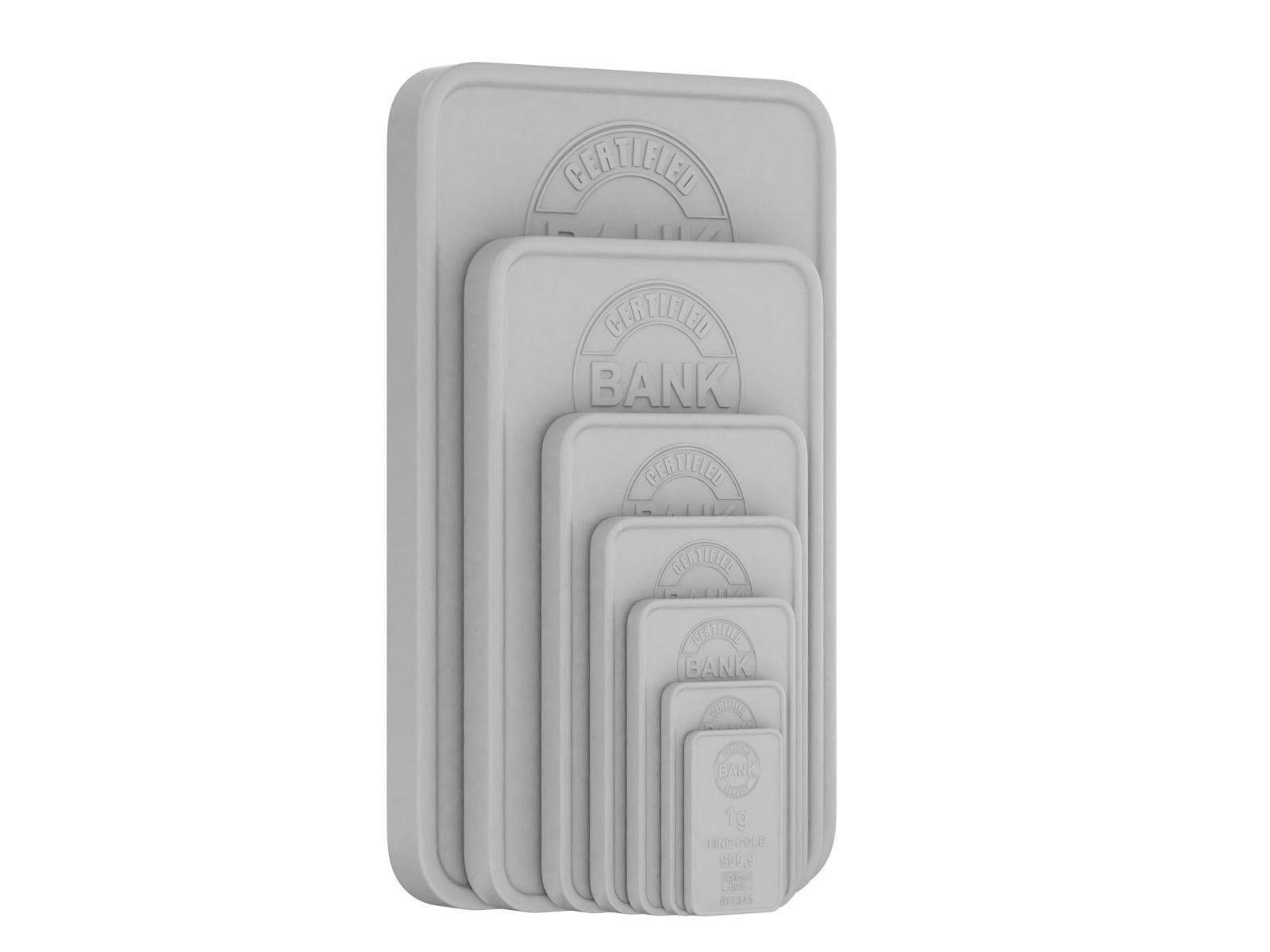 Gold Bars 3D model_10