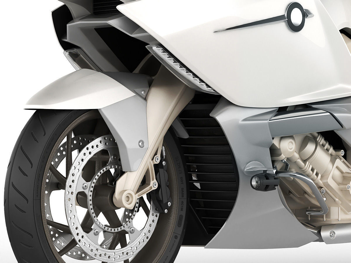 Generic Touristic Motorcycle 3D model_6