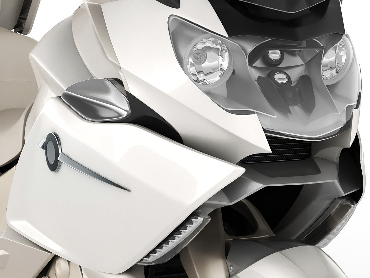 Generic Touristic Motorcycle 3D model_5