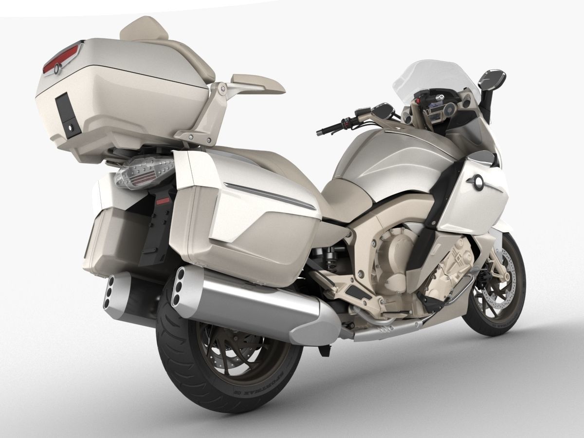 Generic Touristic Motorcycle 3D model_14