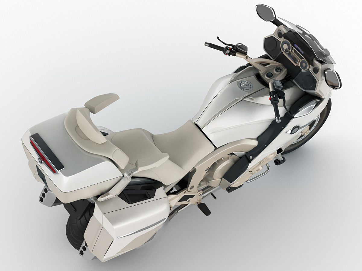 Generic Touristic Motorcycle 3D model_12