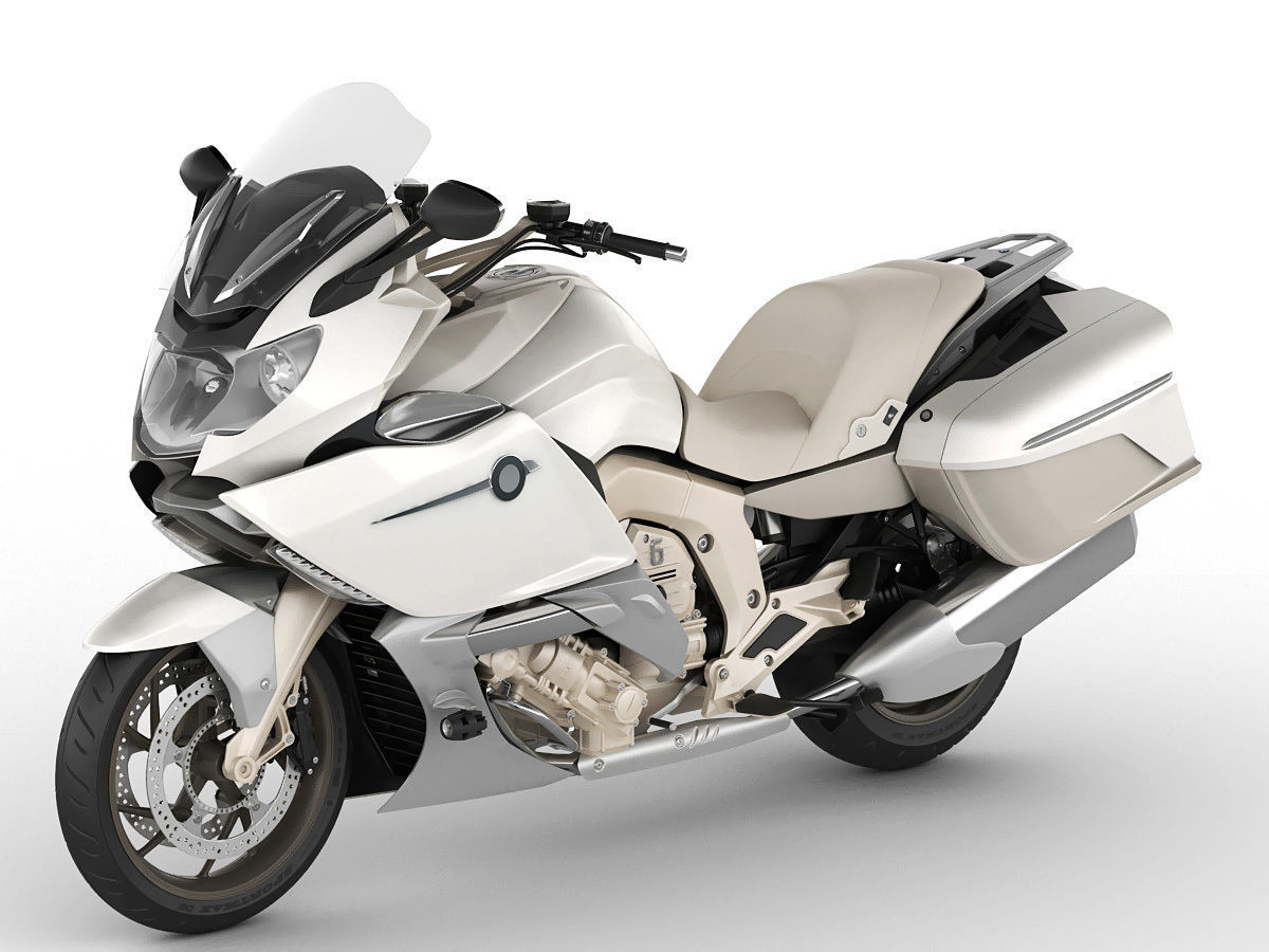 Generic Touristic Motorcycle 3D model_1