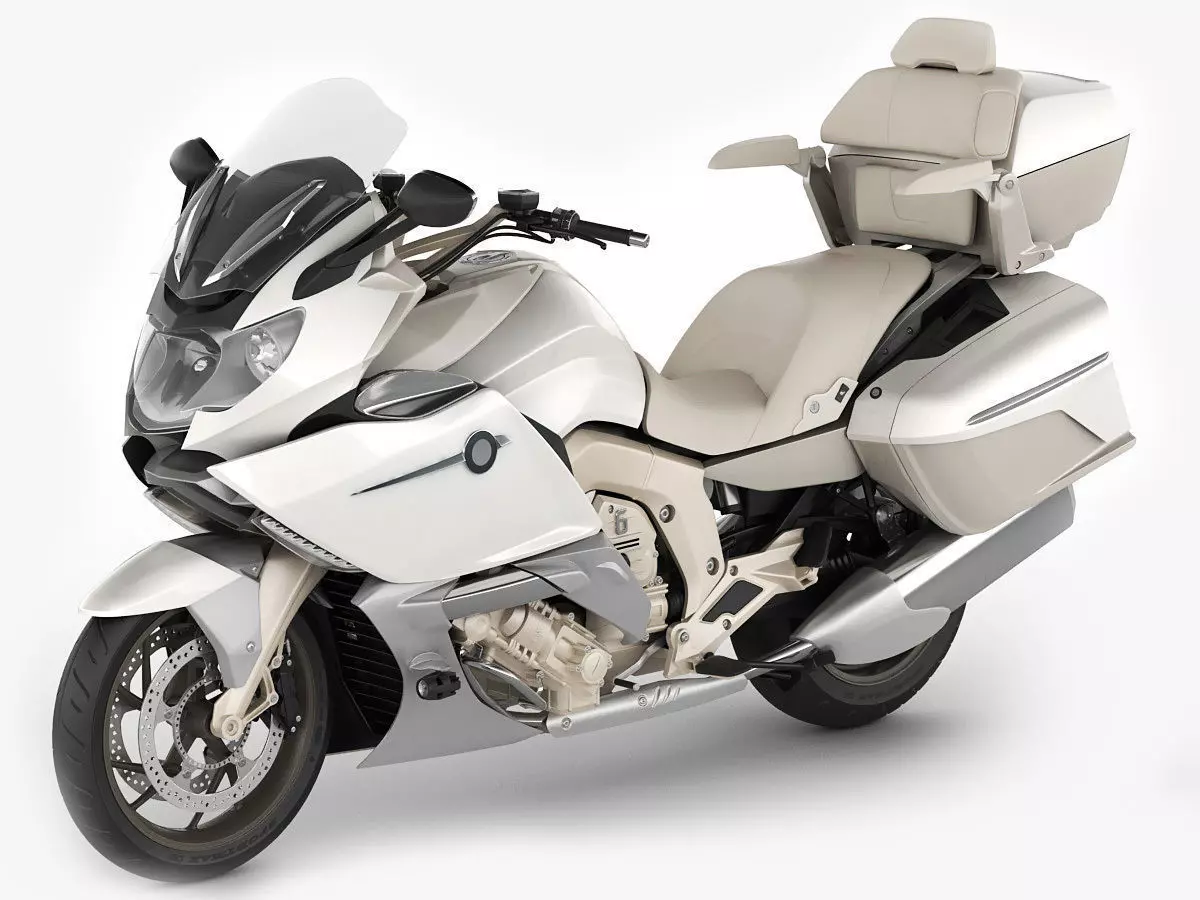 Generic Touristic Motorcycle 3D model_0