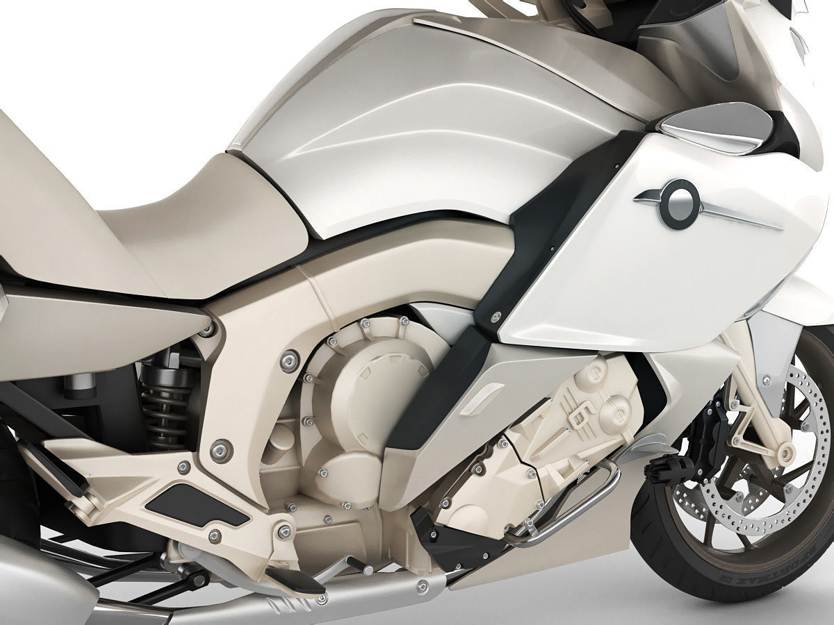 Generic Touristic Motorcycle 3D model_9