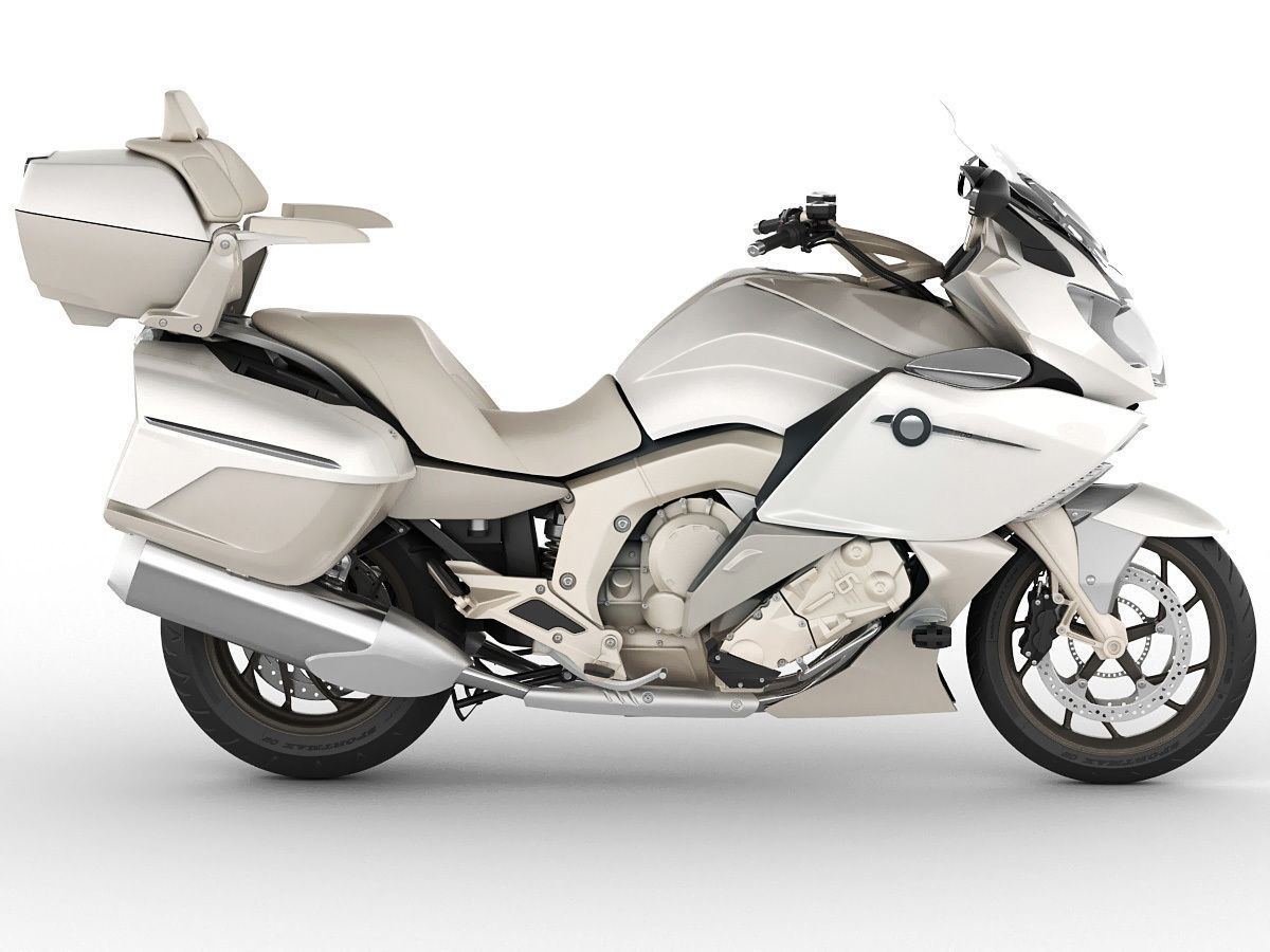 Generic Touristic Motorcycle 3D model_4