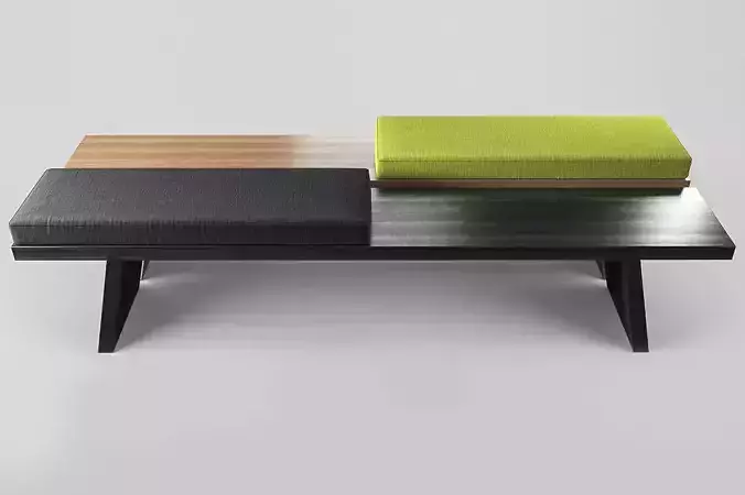 bench Groove by Porro 3D model