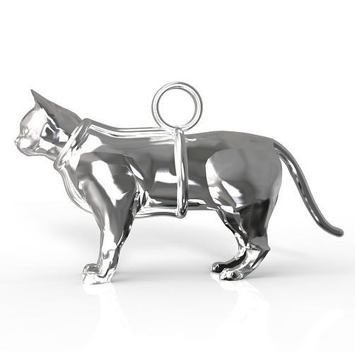 Calico 3D  Cat Anatomy Necklace Animal  3D print model