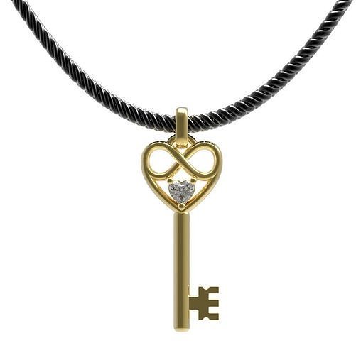 3d key necklace for print 3D print model