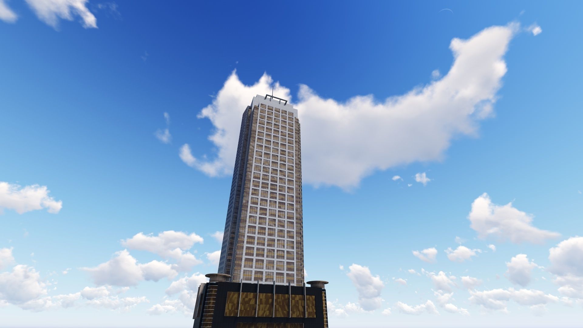 tower 1 Low-poly 3D model_10