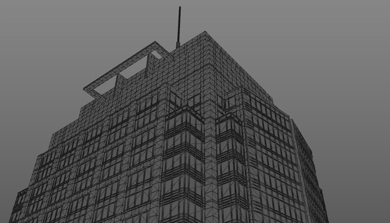 tower 1 Low-poly 3D model_19