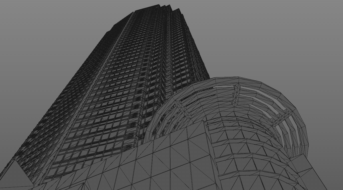 tower 1 Low-poly 3D model_18