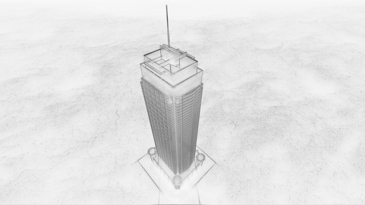 tower 1 Low-poly 3D model_15