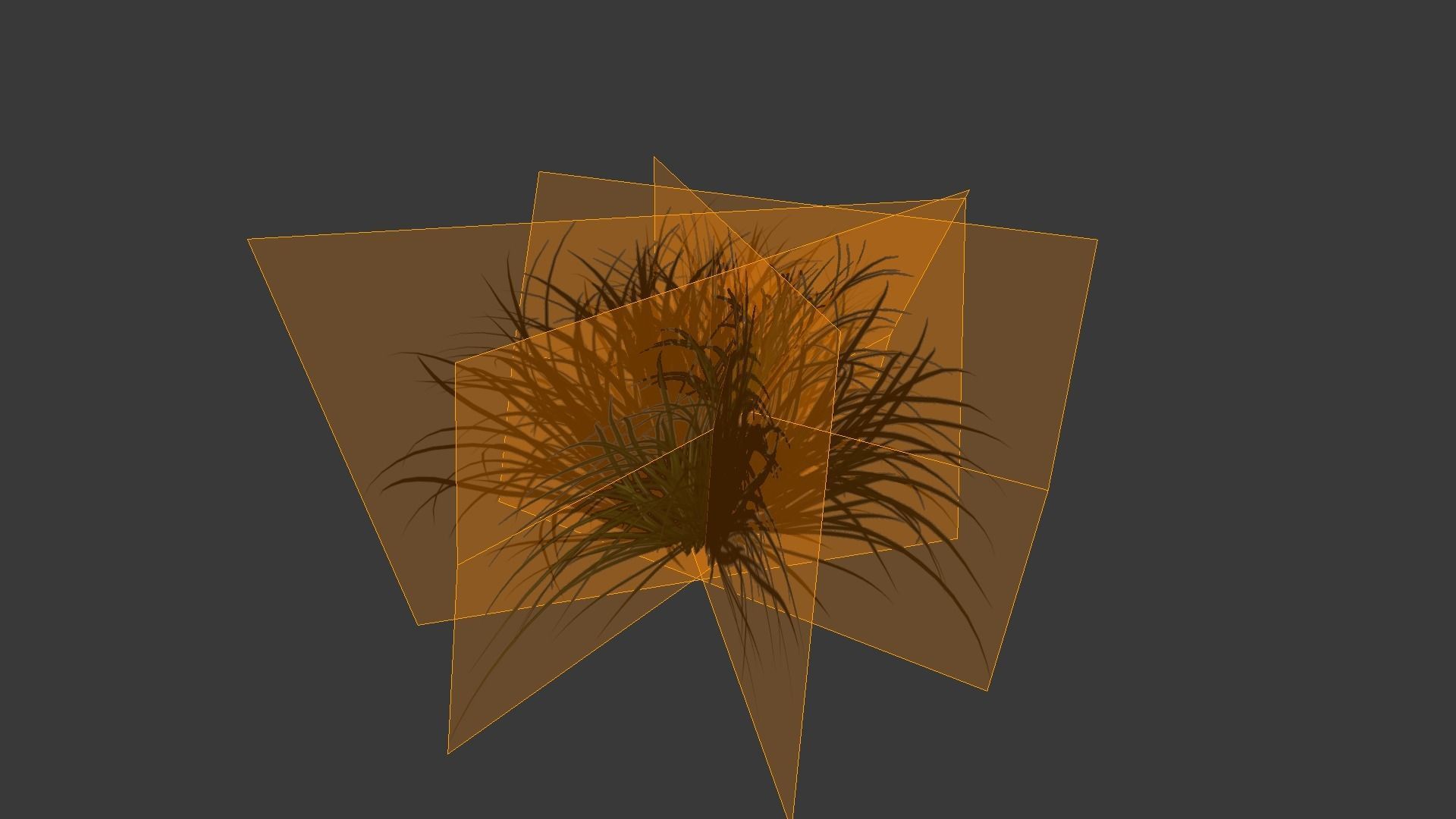 Lowpoly grass model 1 plant Free low-poly 3D model_5