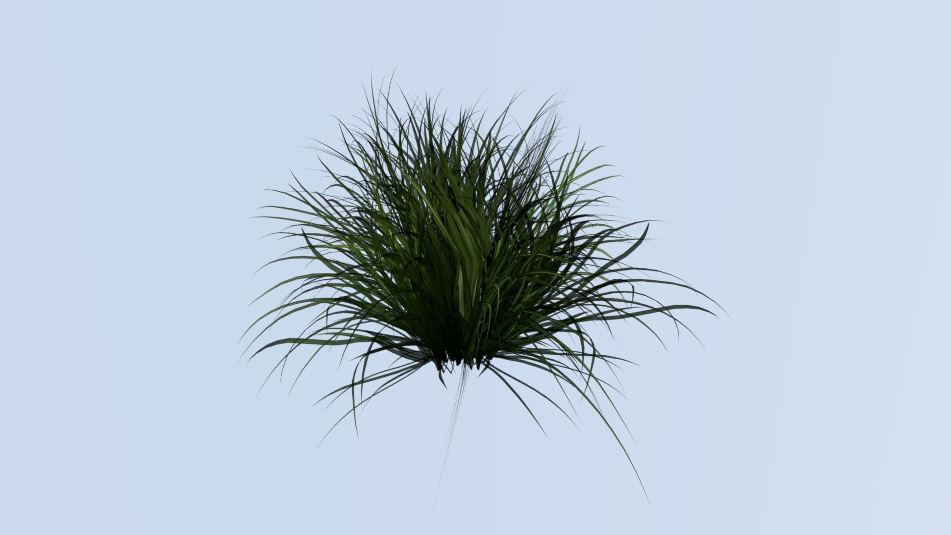 Lowpoly grass model 1 plant Free low-poly 3D model_1