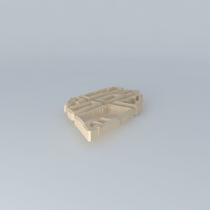 Adamstua wooden boat Free 3D model_1