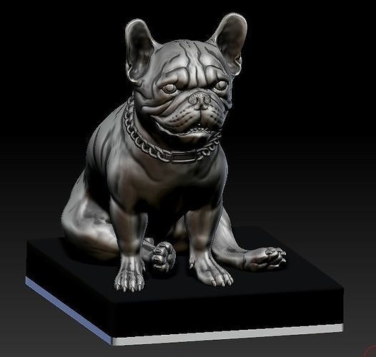 FrenchBulDog 3D Print  3D print model