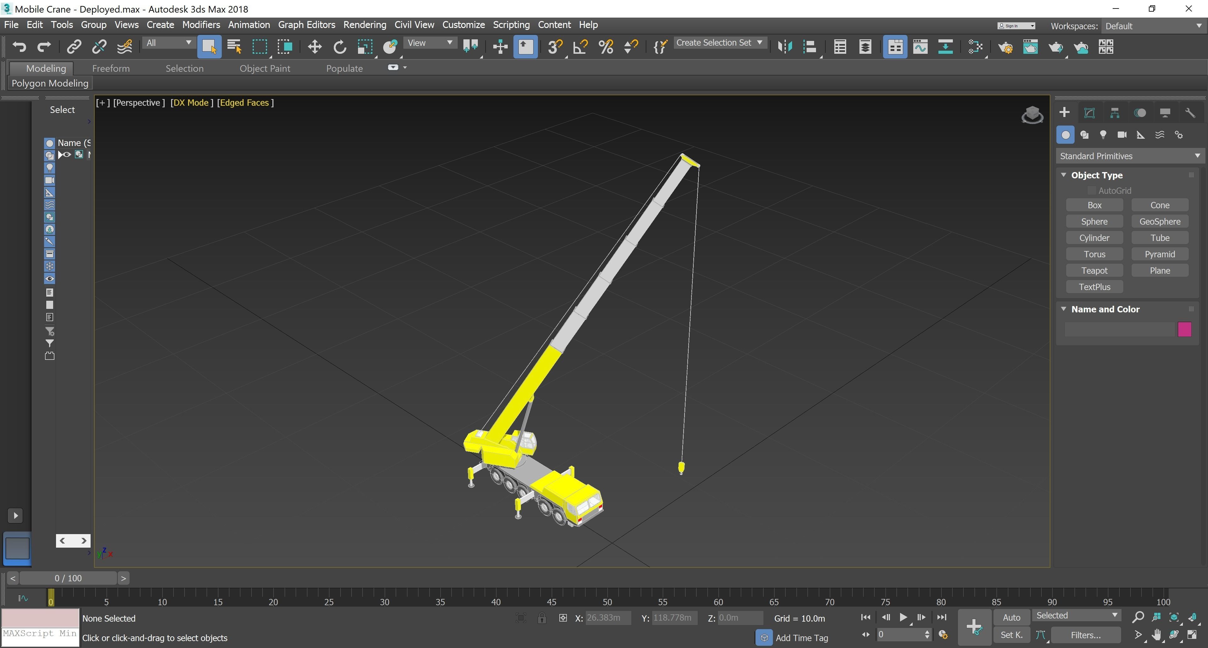 Mobile Crane - Revit Family 3D model_7