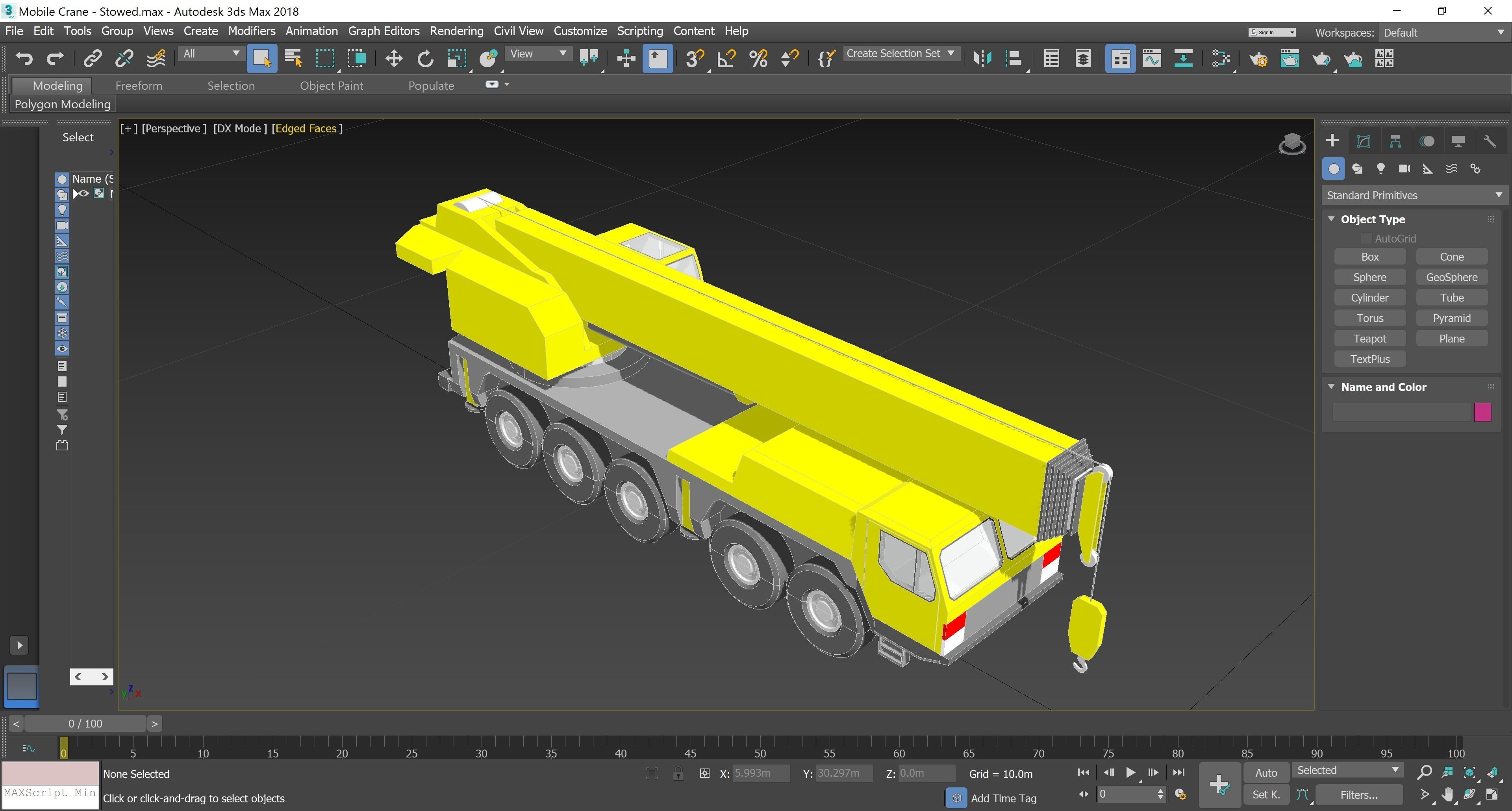 Mobile Crane - Revit Family 3D model_8