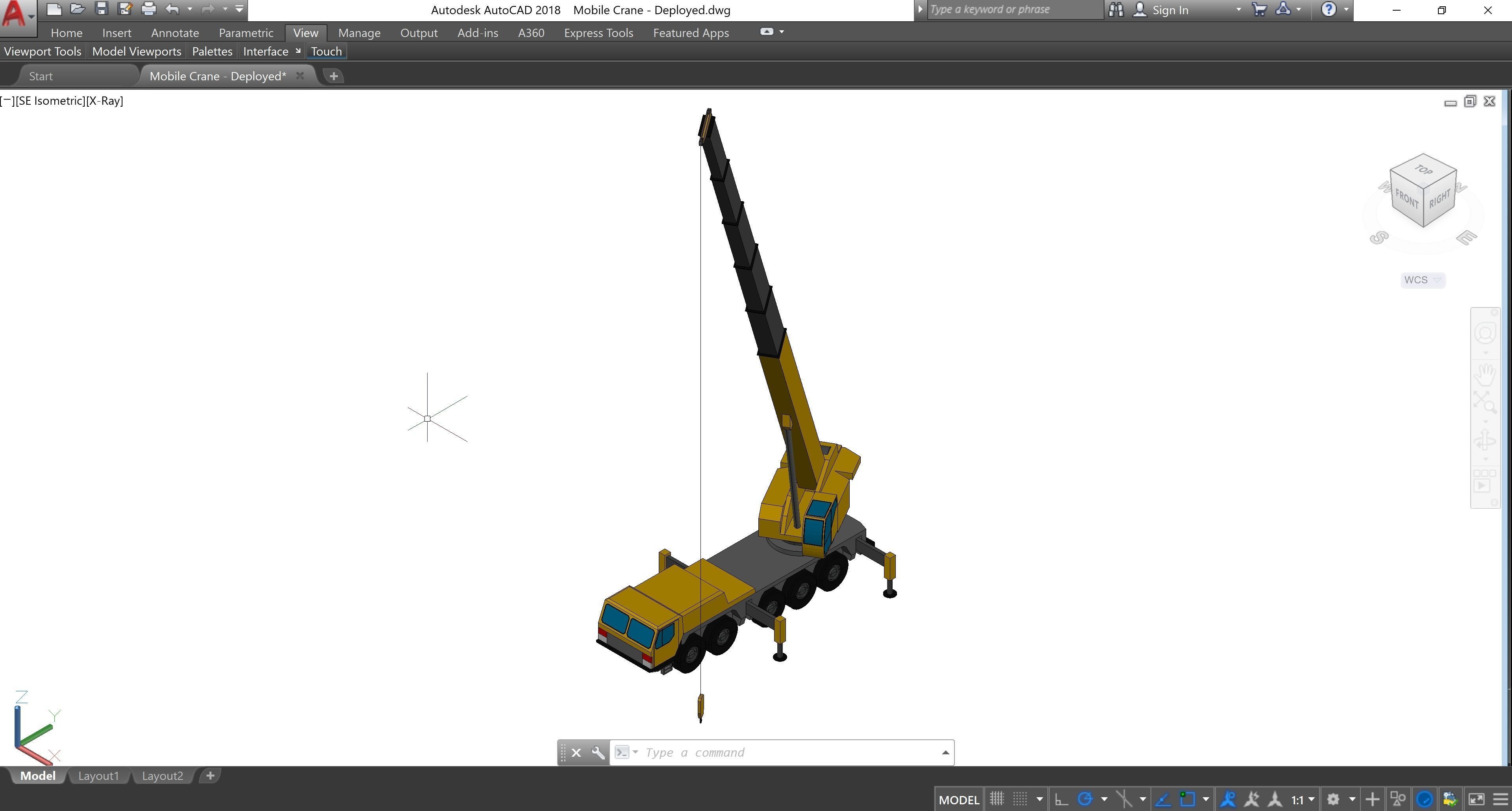 Mobile Crane - Revit Family 3D model_9
