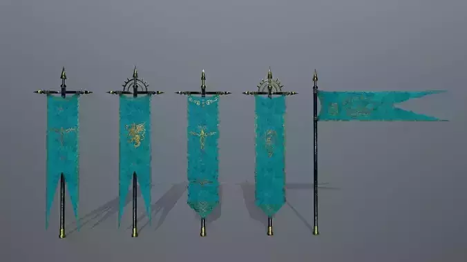 flag set 2 flags of kazakhstan dynasty