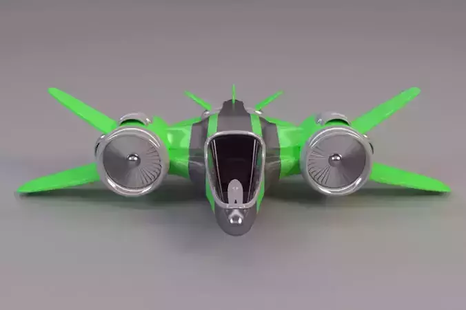 Spaceship toy jet fighter
