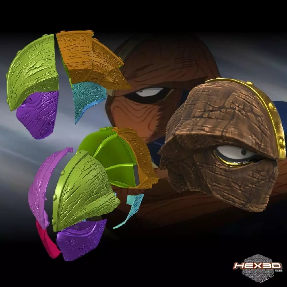 Kamui Woods 3D printable Mask 3D print model_0