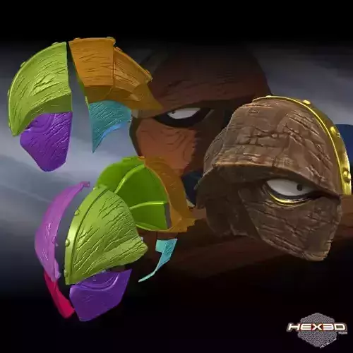Kamui Woods 3D printable Mask 3D print model