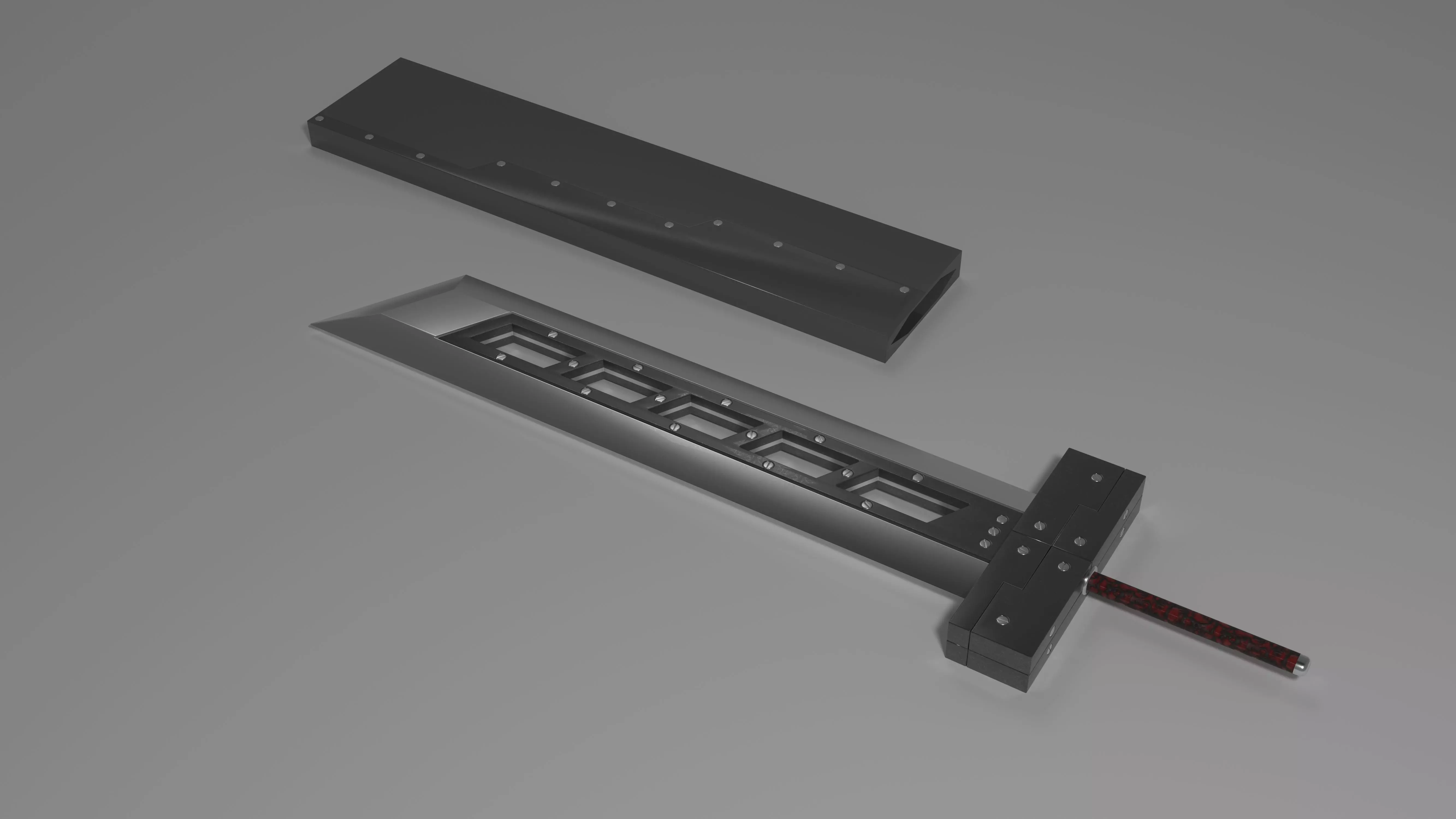 Final Fantasy Buster Sword Free 3D model_0