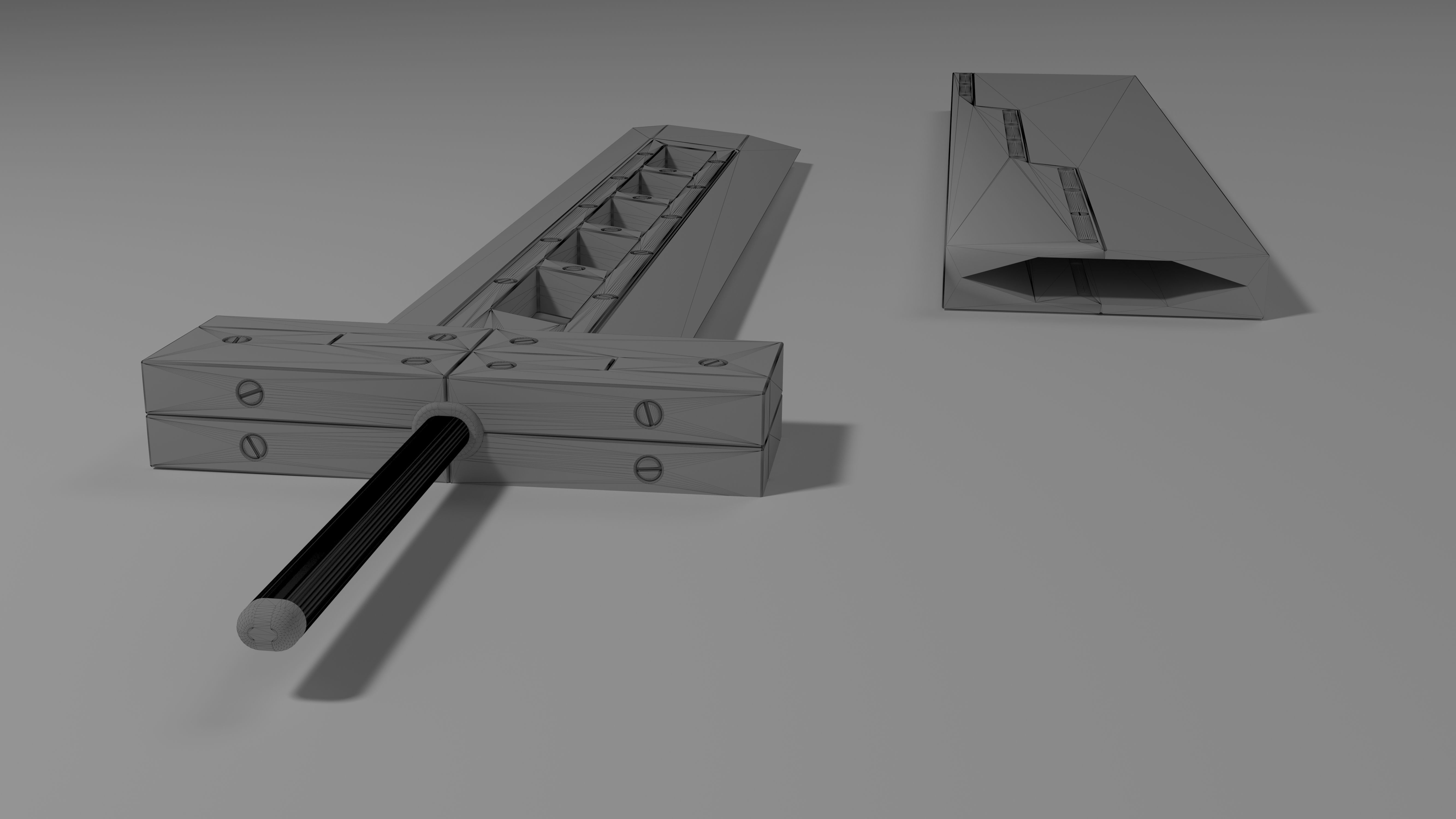 Final Fantasy Buster Sword Free 3D model_9