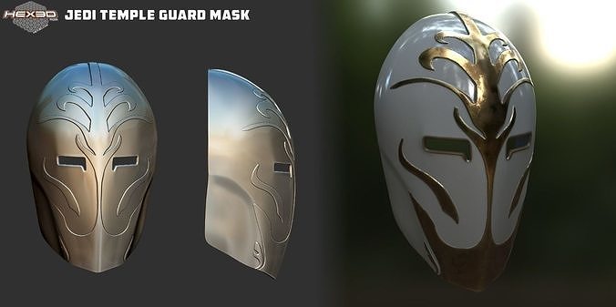 Jedi Temple Mask - 3D Print 3D print model