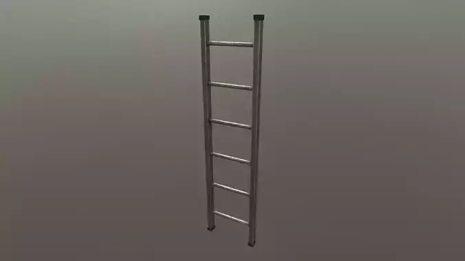 Metal Ladder PBR Low-poly 3D model