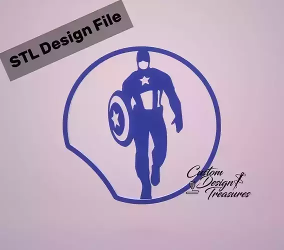 Disney Inspired Mouse Ears - Captain America