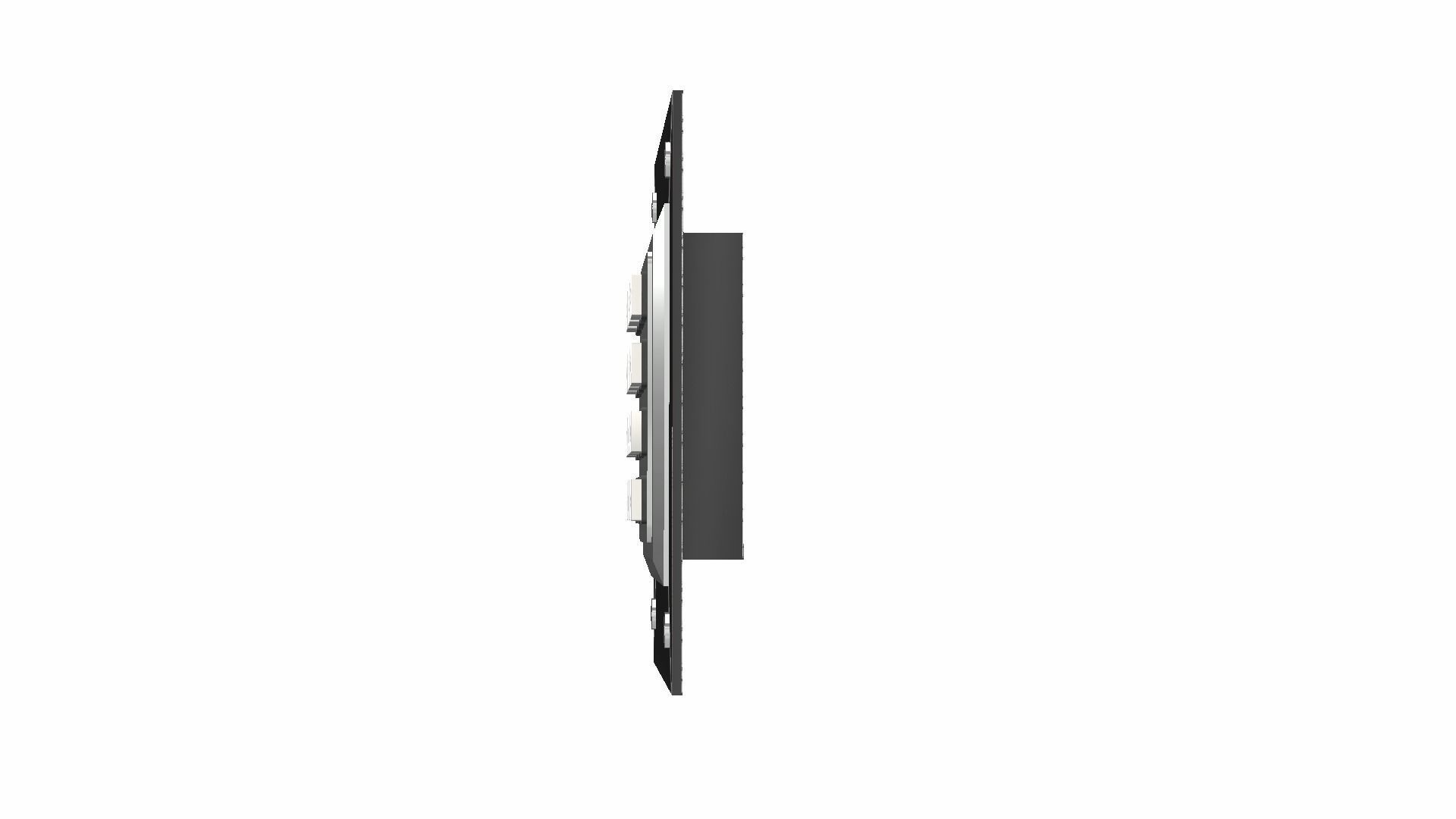 Security Keypad Low-poly 3D model_17