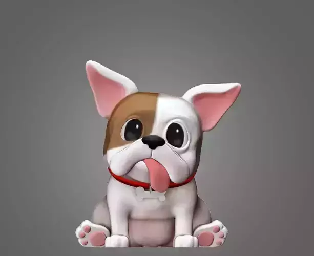 French Bulldog 3D Print Model