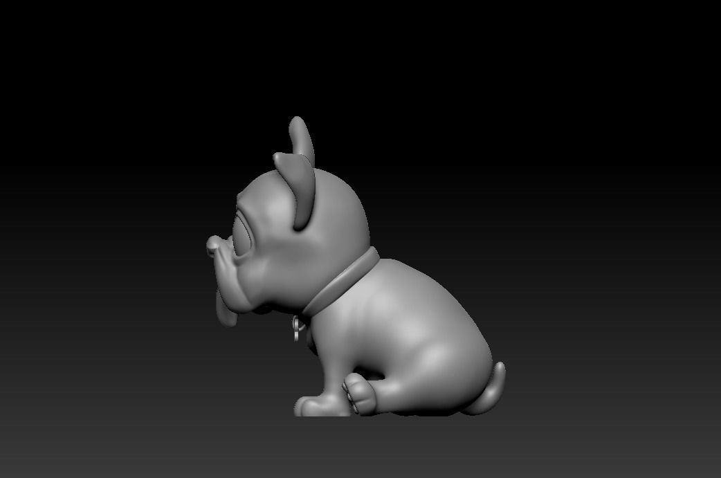 French Bulldog 3D Print Model 3D print model_4