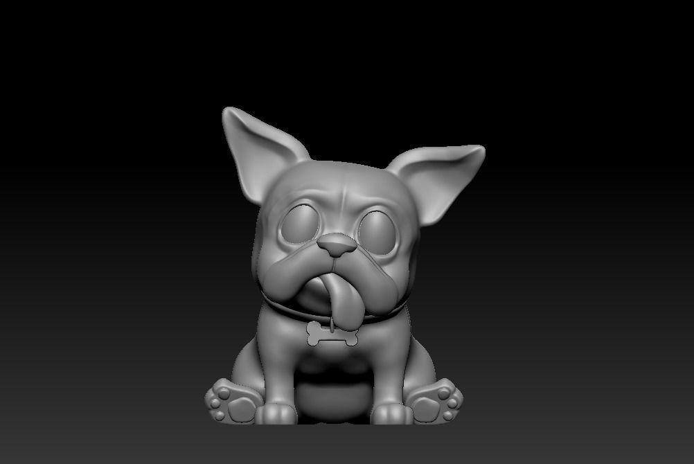 French Bulldog 3D Print Model 3D print model_1