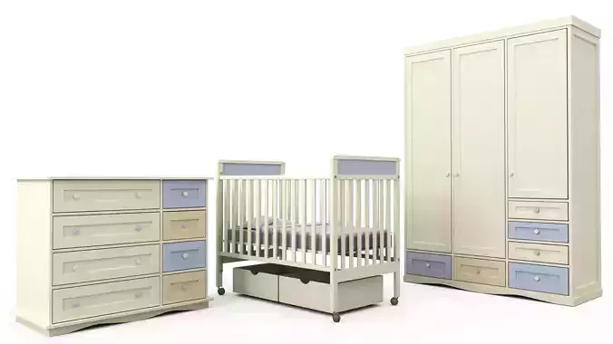 Children Bedroom Furniture Set  1
