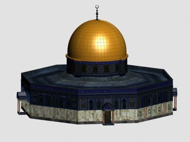 dome of the rock 3D model_6