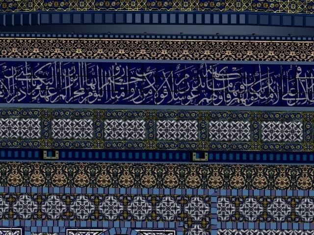 dome of the rock 3D model_2