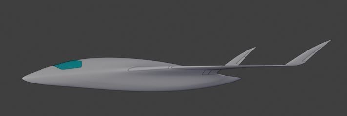 BWB X-Stream T 3D model_43