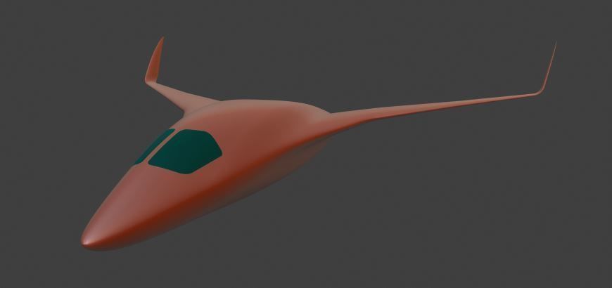 BWB X-Stream T 3D model_14