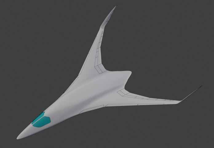 BWB X-Stream T 3D model_39